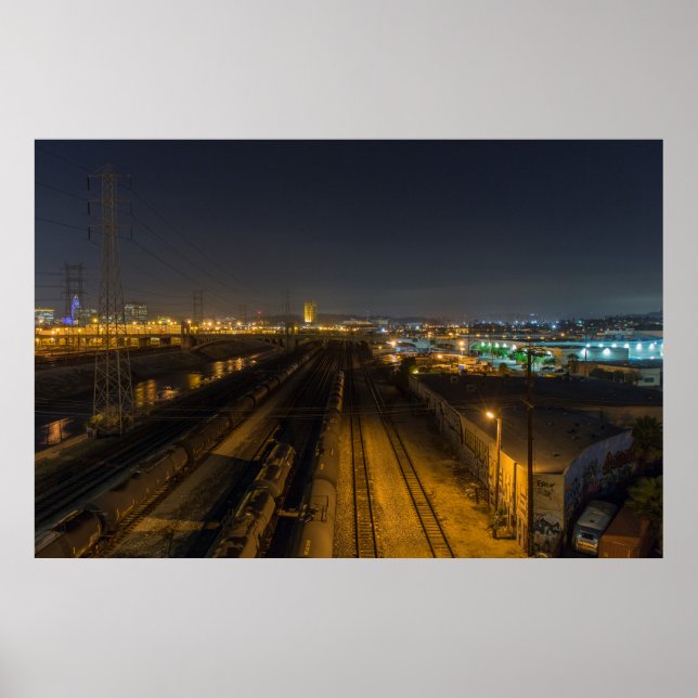 Poster Jardin ferroviaire de Los Angeles (Devant)