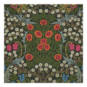 Poster Jardin Fleur Classique d'Épine Noire de William Mo