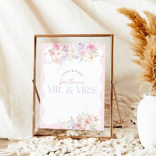 Poster Jardin Floral Fleur sauvage Moderne Voix de la Mar