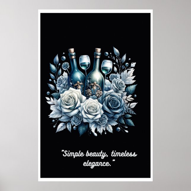 Poster "Jardin Gelé : Une Romance Vin Hiver" (Devant)