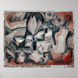 Poster Jardin Glacière sec Paul Klee
