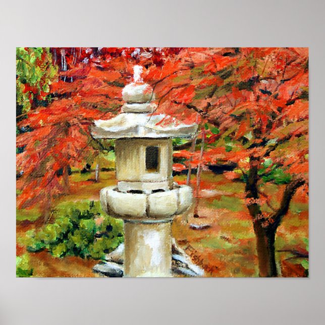 Poster Jardin japonais pittoresque St Louis Missouri (Devant)