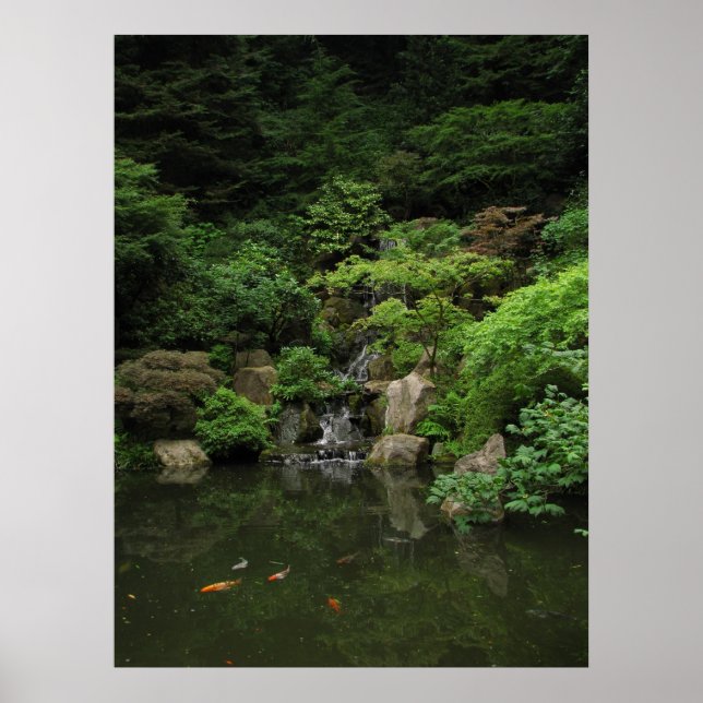 Poster Jardin japonais Portland, OU (Devant)