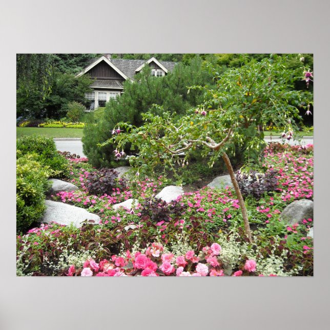 Poster Jardin magnifique (Devant)