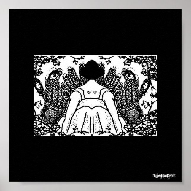 Poster Jardin mystique (Devant)