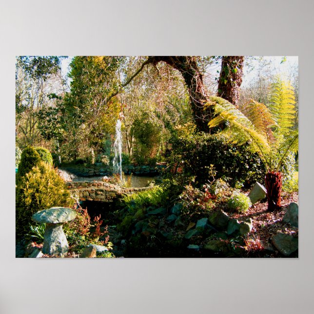 Poster Jardin paisible à Guernesey (Devant)