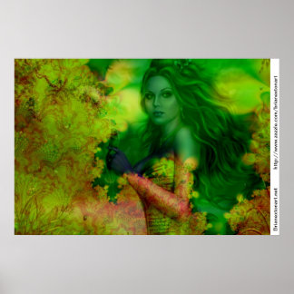 Poster Jardin paradisiaque