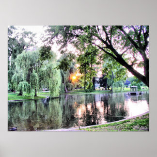 Poster Jardin public de Boston