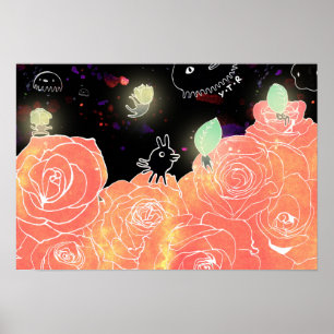 Poster Jardin rose 2014