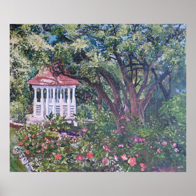 Poster Jardin Rose Mabel Davis de Zilker Park (Devant)