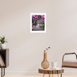 Poster Jardin Suivez Vos Rêves Sentier Floral