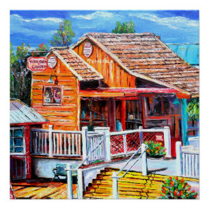 Poster Jardin Temecula CA de vin et de bière