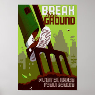 Poster Jardin urbain