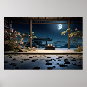 Poster Jardin zen Nature paisible