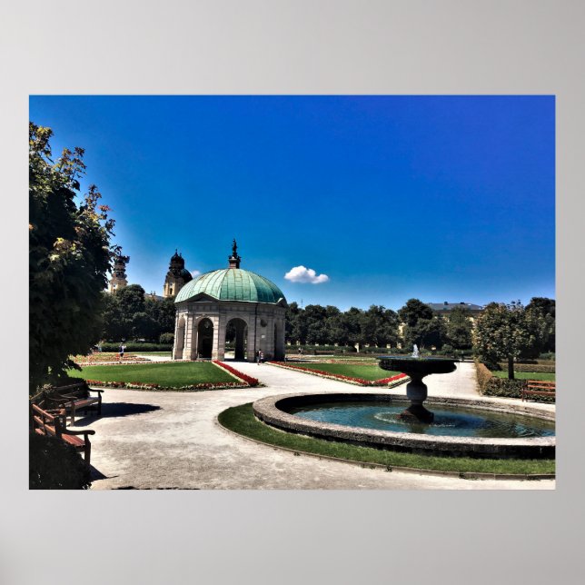 Poster Jardins anglais (Devant)