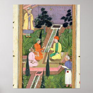 Poster Jardins aquatiques, de l'Album Clive (gouache sur 