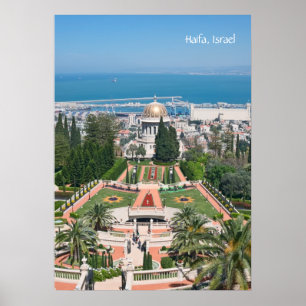 Poster Jardins Bahá'í de Haïfa