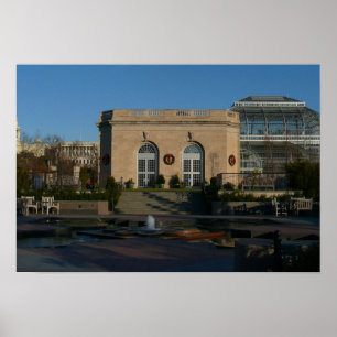 Poster Jardins botaniques à Noël à Washington DC