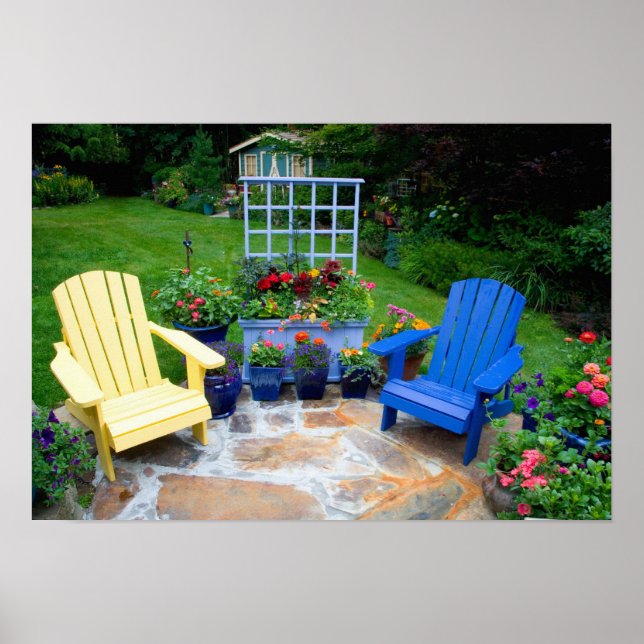 Poster Jardins dans notre Jardin Sammamish, 4 (Devant)