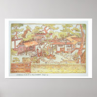 Jardins de Yuan Ming Yuan, Pékin, 1783-86 (engrave