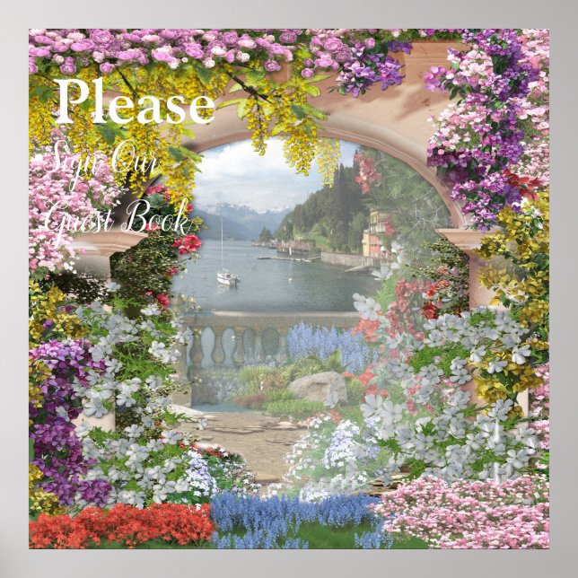 Poster Jardins italiens (Devant)