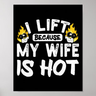 Poster J'Ascense Parce Que Ma Femme Est Chaude 5