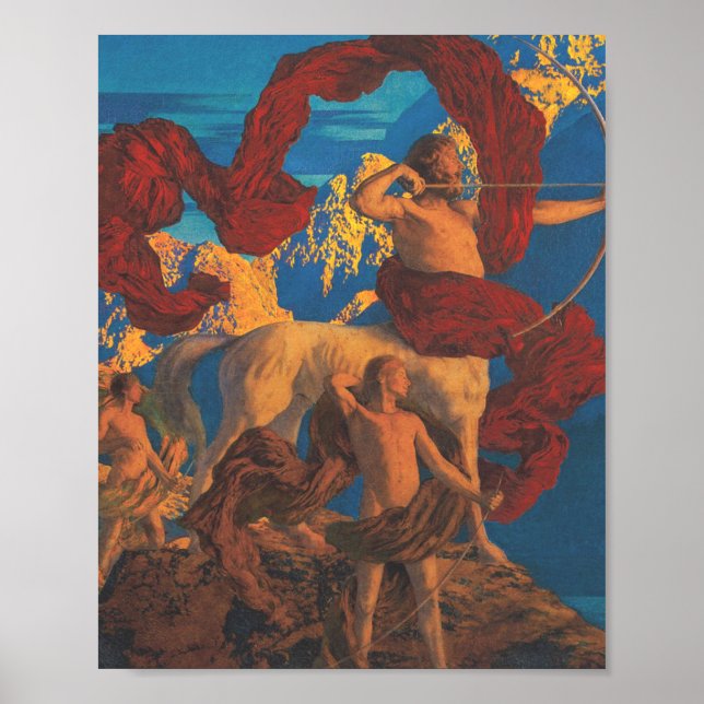 Poster Jason Et Son Professeur Par Maxfield Parrish (Devant)