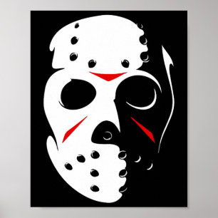 Poster Jason Halloween Masque de Hockey Vendredi 13