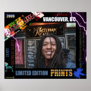 POSTER JASON JENKINS LIVE VANCOUVER LIMITED EDITION IMPRI