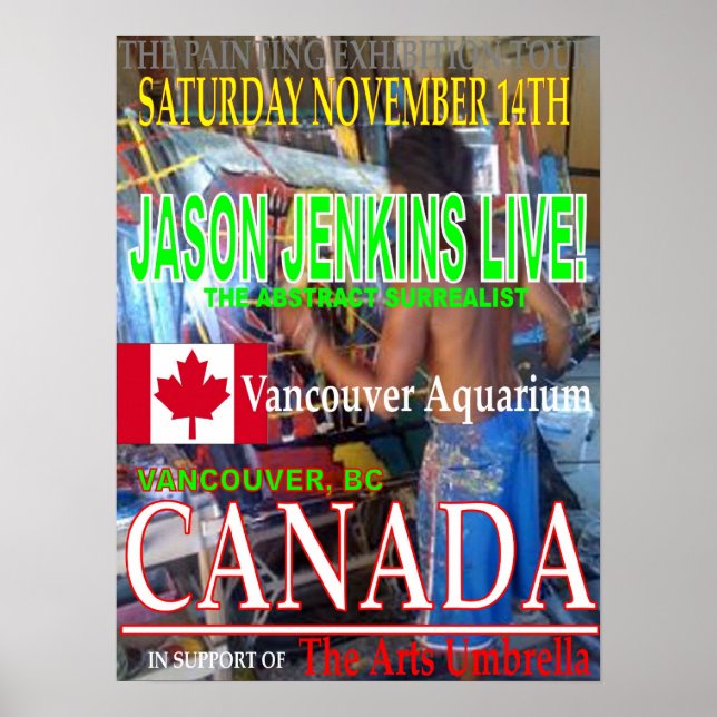 POSTER JASON JENKINS VIT AU CANADA (Devant)