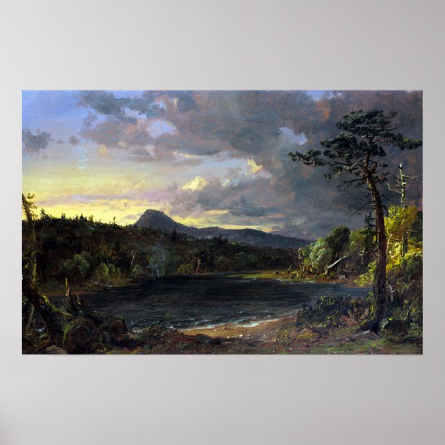 Poster Jasper Francis Cropsey Catskill Creek (Devant)