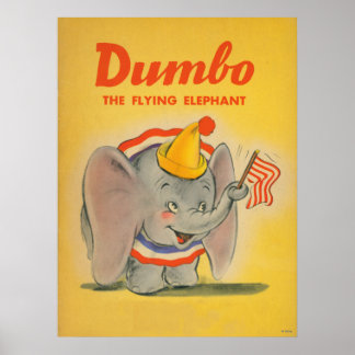 Poster Jaune Dumbo