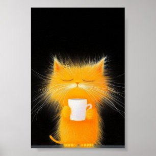 Poster Jaune moelleux