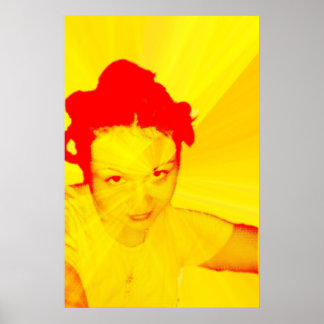 Poster jaune moelleux