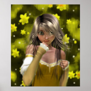 Poster Jaune mûr