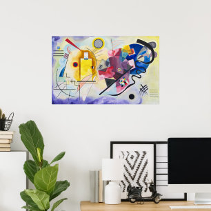 Poster Jaune-Rouge-Bleu   Kandinsky  