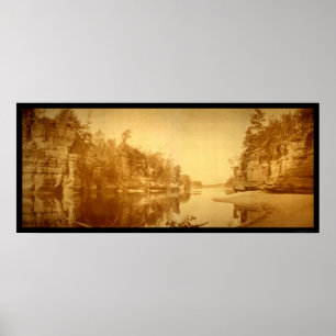 Poster Jaws of the Wisconsin Dells Photo 1894