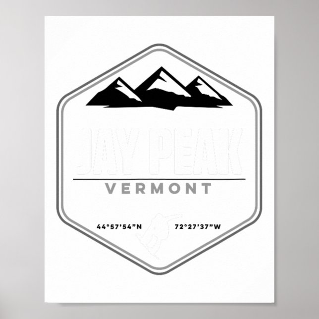 Poster Jay Peak Vermont (Devant)