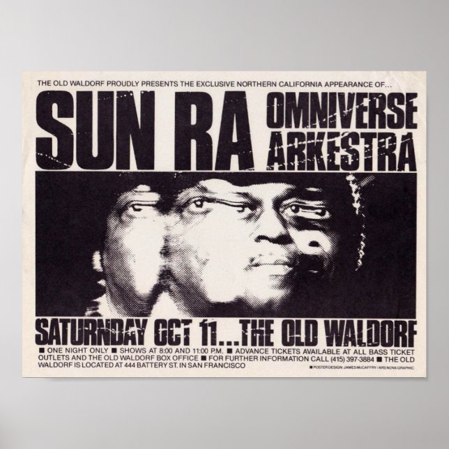 Poster Jazz de Sun Ra Omniverse (Devant)