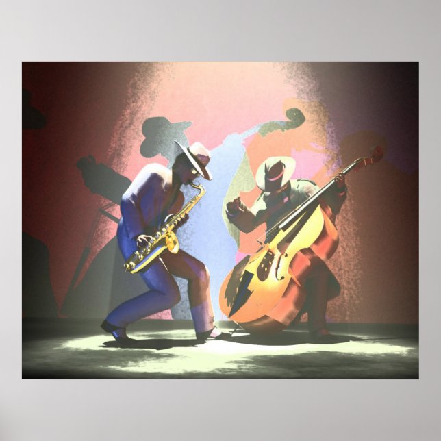 Poster Jazz Duel (Devant)