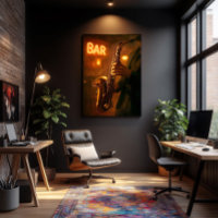 Jazz en lumières de bar