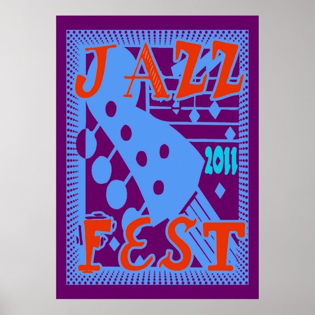 Poster Jazz Fest 2011 Guitare (Devant)