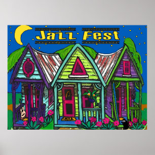 Poster Jazz Fest Cottages Orléans