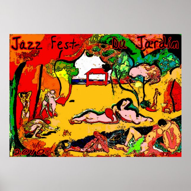 Poster Jazz Fest Du Jardin 2010 (Devant)