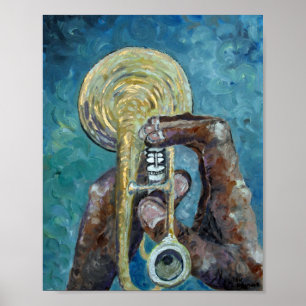 Poster Jazz Horn