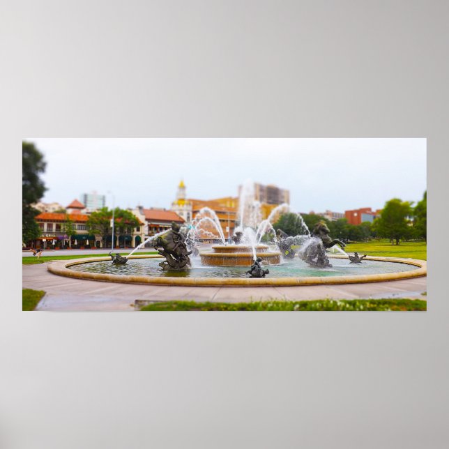 Poster JC Nichols Fountain Country Club Plaza KC (Devant)