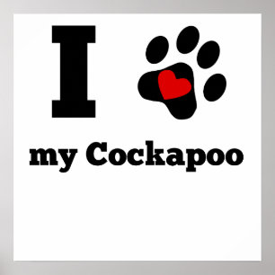 Poster J'Coeur Mon Cockapou