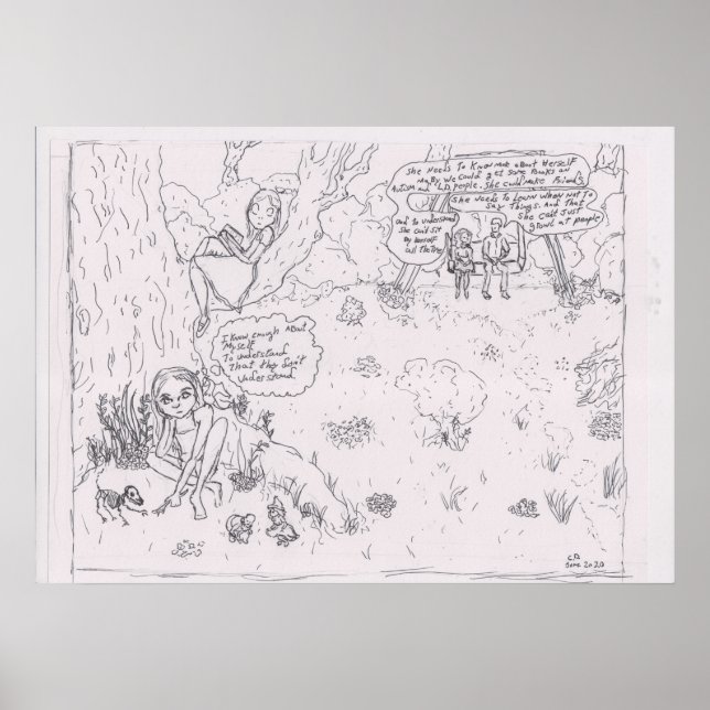 Poster Je comprends, ils ne comprennent pas (Devant)