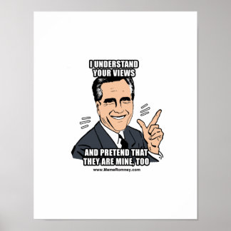 POSTER JE COMPRENDS VOS OPINIONS