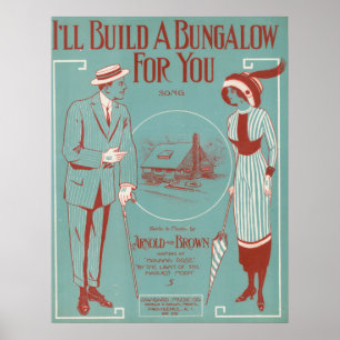Poster Je construirai un pavillon pour vous
